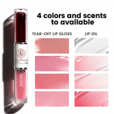 2-in-1 Peelable Lip Gloss & Lip Oil Combo