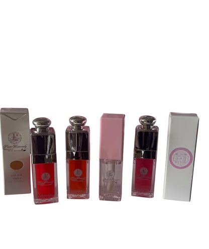 Lip Oil Gloss Deep Hydrating, Moisturizing and Non-Sticky Scented Strawberry