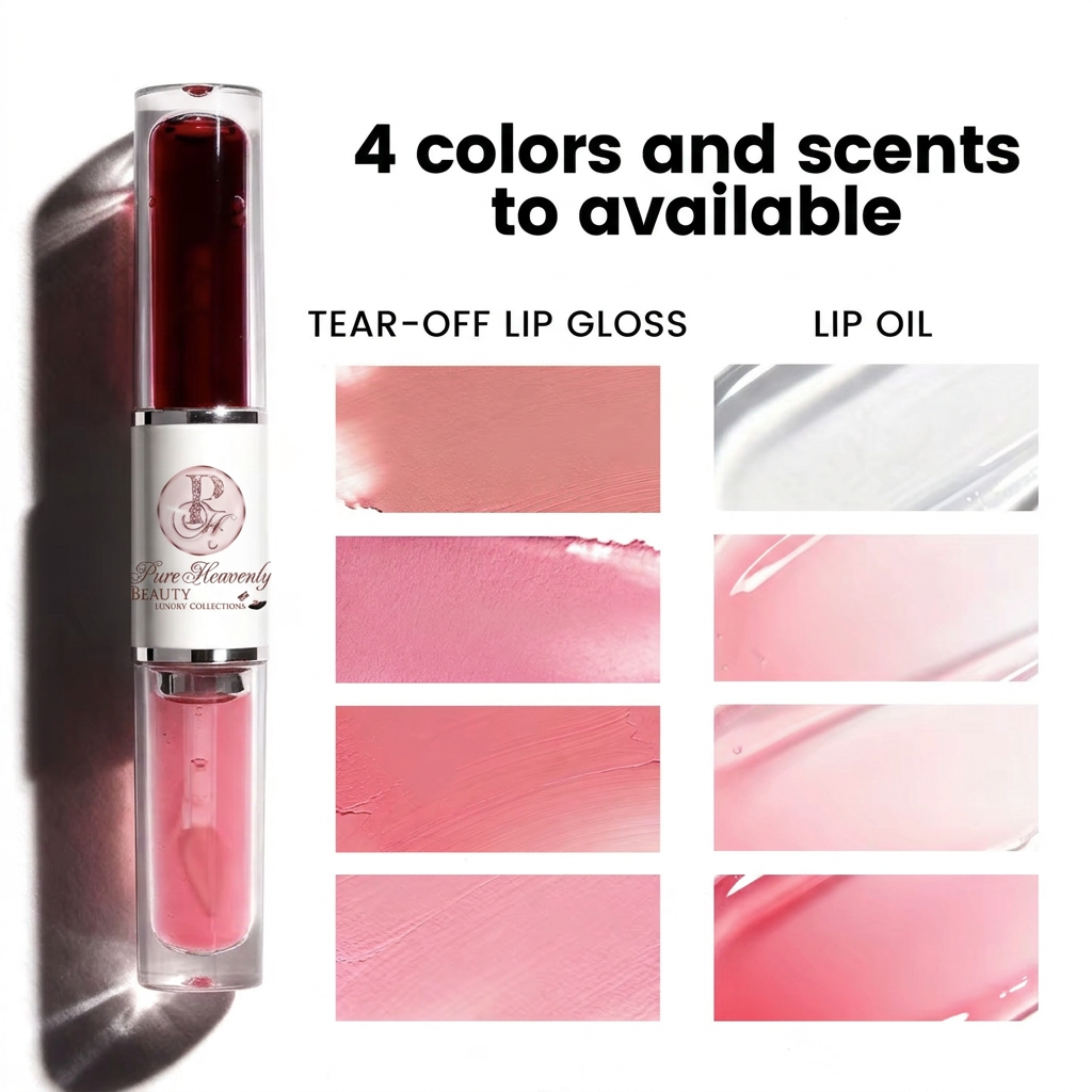 2-in-1 Peelable Lip Gloss & Lip Oil Combo