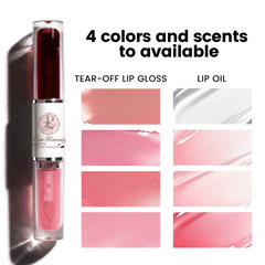 2-in-1 Peelable Lip Gloss & Lip Oil Combo