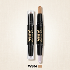 2-in-1 Highlighter & Contour Stick – Double-Ended Waterproof Cream Makeup